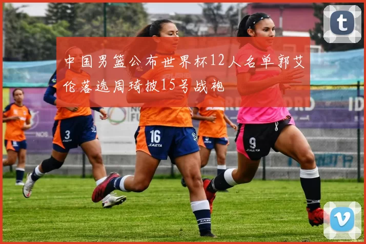 中国男篮公布世界杯12人名单郭艾伦落选周琦披15号战袍